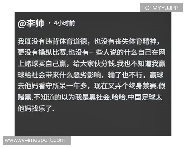 张浩澄清李帅言论称全力以赴踢球并无踢假球指示 张浩澄清李帅言论称全力以赴踢球并无踢假球指示